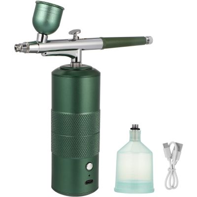 EXCEART Mini Airbrush Paint Set Handheld Spray Tattoo Kit Nail Art Face Moisturizer Portable Airbrush Compressor Kit