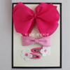 4Pcs Handmade Fabic Ribbon Hair Clip for Girls Hair Accessories - Made in Korea - RIBBONVILL (Hot Pink) view 1
