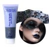 DAGEDA Body Glitter Gel, Face Glitters Body Gel Sequins Shimmer Liquid Eyeshadow, Chunky Glitter for Face Hair Nails, Holographic Cosmetic Laser Powder Festival Glitter Makeup 1.7oz (Black) view 1