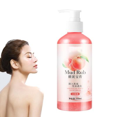 Mud Scrub Cream, Rubbing Mud Cream, Rubbing Mud For Skin, Rubbing Mud Gel For Body, Rubbing Mud Body Scrub, Aloe Vera, Floral, Peaches Mud Run Scrub Cream (Peaches)