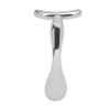 Eye Cream Scoop Stick, Eye Cream Applicator Massager for Facial Massage, T Shape Zinc Alloy Tightening Mini Spoon Spatula for Reducing Wrinkle (Silver) view 2