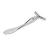 Eye Cream Scoop Stick, Eye Cream Applicator Massager for Facial Massage, T Shape Zinc Alloy Tightening Mini Spoon Spatula for Reducing Wrinkle (Silver) view 3