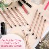 Bokon 50 Pcs Eyeshadow Smudge Brush 2 in 1  2 Double Ended Concealer Brush Under Small Soft Firm Pointed Foundation Makeup Applicator for Blending Eye Shadow Liner view 3