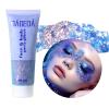 DAGEDA Body Glitter Gel, Face Glitters Body Gel Sequins Shimmer Liquid Eyeshadow, Chunky Glitter for Face Hair Nails, Holographic Cosmetic Laser Powder Festival Glitter Makeup 1.7oz (Mermaid) view 1