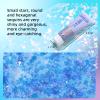 DAGEDA Body Glitter Gel, Face Glitters Body Gel Sequins Shimmer Liquid Eyeshadow, Chunky Glitter for Face Hair Nails, Holographic Cosmetic Laser Powder Festival Glitter Makeup 1.7oz (Mermaid) view 3