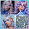 DAGEDA Body Glitter Gel, Face Glitters Body Gel Sequins Shimmer Liquid Eyeshadow, Chunky Glitter for Face Hair Nails, Holographic Cosmetic Laser Powder Festival Glitter Makeup 1.7oz (Mermaid) view 4