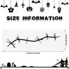 Nosiny 48 Sheets Halloween Stitches Tattoo Stickers Fake Scars Temporary Tattoos Horror Cosplay Accessories for Adult Kids Girls Gifts Halloween Party Decor view 2