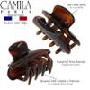 Camila Paris CP3549 French Hair Clip for Women, Small, Tortoise Shell 2.5 Inch Girls Hair Claw Clips Jaw Fashion Durable Styling Hair Accessories for Women, Strong Hold No Slip Grip, Made in France view 2