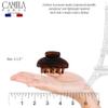 Camila Paris CP3549 French Hair Clip for Women, Small, Tortoise Shell 2.5 Inch Girls Hair Claw Clips Jaw Fashion Durable Styling Hair Accessories for Women, Strong Hold No Slip Grip, Made in France view 3