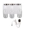 3 Bottle Lotion Warmer, Built in Timer 9 Temperature Setting Mode Gel Warmer, Portable Safe Massage Lotion Warmer, for Massage Oils, Lotions(US) view 1