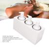 3 Bottle Lotion Warmer, Built in Timer 9 Temperature Setting Mode Gel Warmer, Portable Safe Massage Lotion Warmer, for Massage Oils, Lotions(US) view 2