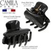 Camila Paris CP3554 French Hair Clip for Women, Small, Black 1.5 Inch Girls Hair Claw Clips Jaw Fashion Durable Styling Hair Accessories for Women, Strong Hold No Slip Grip, Made in France view 2