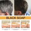 3PCS Hira Darkening Polygonum Shampoo Bar for Gray, Thinning Hair and Hair Growth (he shouwu) - Soap Bar view 3