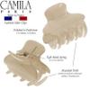 Camila Paris CP3555 French Hair Clip for Women, Small, Nude 1.5 Inch Girls Hair Claw Clips Jaw Fashion Durable Styling Hair Accessories for Women, Strong Hold No Slip Grip, Made in France view 2