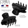 Camila Paris CP3550 French Hair Clip for Women, Small, Black 2.5 Inch Girls Hair Claw Clips Jaw Fashion Durable Styling Hair Accessories for Women, Strong Hold No Slip Grip, Made in France view 2