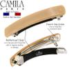 Camila Paris CP3559 French Hair Barrette Clip for Girls, Nude Rubberized Metal Clasp, Strong Hold Grip Hair Clips for Women, No Slip Durable Styling Girls Hair Accessories, Made in France view 2