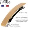 Camila Paris CP3559 French Hair Barrette Clip for Girls, Nude Rubberized Metal Clasp, Strong Hold Grip Hair Clips for Women, No Slip Durable Styling Girls Hair Accessories, Made in France view 4