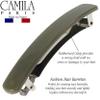 Camila Paris CP3560 French Hair Barrette Clip for Girls, Green Rubberized Metal Clasp, Strong Hold Grip Hair Clips for Women, No Slip Durable Styling Girls Hair Accessories, Made in France view 4