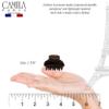 Camila Paris CP3553 French Hair Clip for Women, Small, Tortoise Shell 1.5 Inch Girls Hair Claw Clips Jaw Fashion Durable Styling Hair Accessories for Women, Strong Hold No Slip Grip, Made in France view 3