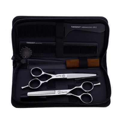 6.0 Inch Professional Hairdresser Scissors Set,Thinning Hairdressing Hair Cut Set Salon Styling Tools,(2 Scissors+Bag+Comb) for Salon,Barbers Or Home Use