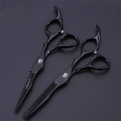 6.0 Inch Hair Scissors Set,Professional Hair Cutting Scissors (Straight Scissors+Teeth Scissors) Styling Tool,440C Stainless Steel Scissors for Kids,Women And Men