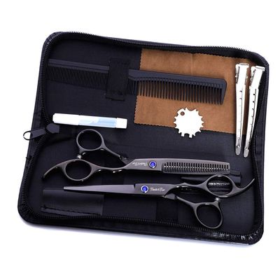 6.0" Hairdressing Scissors,Professional Thinning Shears Hair Cutting Scissors Set 440C Japan Stainless Steel,Light And Sharp,for Hairdressing,Thinning,Home Use,Salon