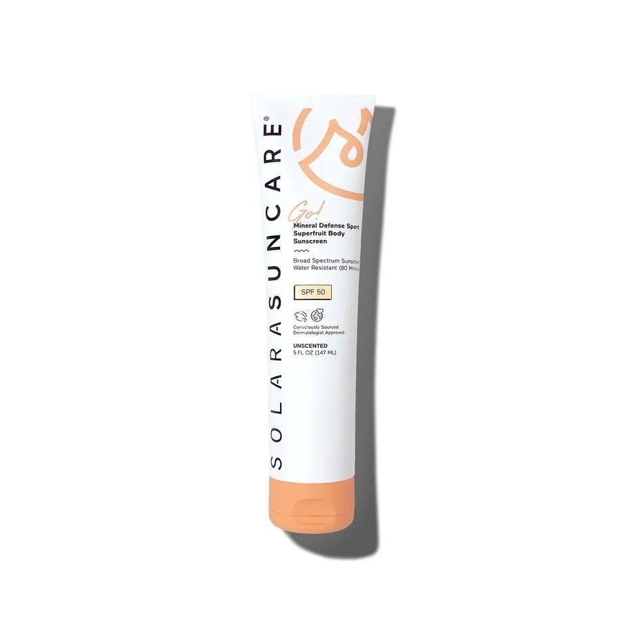 SOLARA SUNCARE Go! Mineral Defense SPORT Superfruit Body Sunscreen, SPF 50