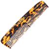 Kent R7T TY Fine and Wide Tooth Hair Comb, Handmade Pocket Comb for Mens Beard and Mustache for Everyday Grooming and Styling, Sawcut Hand polished, Made in England view 1