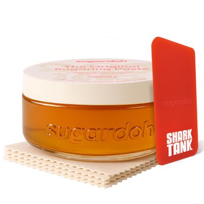 Sugardoh Sugar Waxing Kit for Women As Seen On Shark Tank (Vintage Kit Firm) - Underarms, Bikini, & Beginners - Sugar Wax Hair Removal - Sugaring Tiktok Viral Products - Bikini Wax Kit for Women