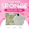 Soap Infused Sponge for Shower  Shower Sponge for Body - Pre Soaped & Scented Shower Sponge, Bath Sponges for Shower Women, Body Sponge for Bathing, Spa & Travel view 2