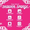 Soap Infused Sponge for Shower  Shower Sponge for Body - Pre Soaped & Scented Shower Sponge, Bath Sponges for Shower Women, Body Sponge for Bathing, Spa & Travel view 3