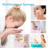 120Pcs Compressed Facial Sponges Face Cleansing Sponge exfoliating sponge for Face Cleansing,Massage, Mask, Makeup Removal (Mix-color) view 4