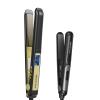 Wavytalk 1 Inch Negative Ion Hair Straightener Matte Black and Mini Flat Iron Black view 1