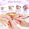 240 Grit Sanding Bands for Nail Drill 100Pcs, Extra Fine for Natural Nails Polishing and Shaping, Zebra Sanding Bands Set for Manicures Pedicures view 4
