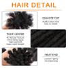0.6cm Thickness 10 Inch 60 Strands Loc Extensions 100% Real Human Hair Dreadlock Extensions for Man/Women Full Hand Handmade Can Be Dyed and Bleached Soft Dreadlocks with Needle and Comb view 3