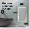 Aptations Rectangular Standing Mirror (10" x 6") - 1X & 3X Magnification | Double-Sided Portable Vanity Mirror | Decorative Makeup Mirror for Bedroom & Bathroom (Polished Nickel) view 4