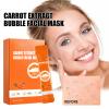 Carrot Extract Bubble Facial Mask, Carrot Bubble Mask, Carrot Extract Face Mask, Carrot Bubble Remove Blackheads Mask, Carrot Bubble Cleaning Facial Mask, For All Types of Skin (2box) view 2