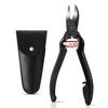 BEZOX Podiatrist Toenail Clippers, Heavy Duty Ingrown Nail Clippers for Thick Nails, Surgical Grade Stainless Steel Pordiatry Ingrwon Toenail Tools - Black view 1