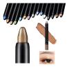 Highlighter Eyeshadow Stick Waterproof Glitter Eye Shadow Pencil Eyeliner Pen, Pearl Shimmer, 2 in 1 Metallic Lying Silkworm Eyeshadow Highlighter Makeup Kit for Girls Women (04 Light Khaki) view 1