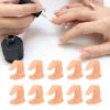 ZJchao Practice Manicure Fingers, 50PCS Nail Decoration Training Fingers Kit Nail False Fingers DIY Nail Art Training Fingers for Hand Nail Art Practice False Fake Nail Mannequin Refill Nail Tips view 4