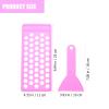 1 Set Lipstick Mold Makeup Stuff Lip Balm Holder Cosmetic Tray Lip Balm Tray and Spatula Makeup Lip Gloss Makeup Kit Pill Kit DIY Manual Pp Purple view 4