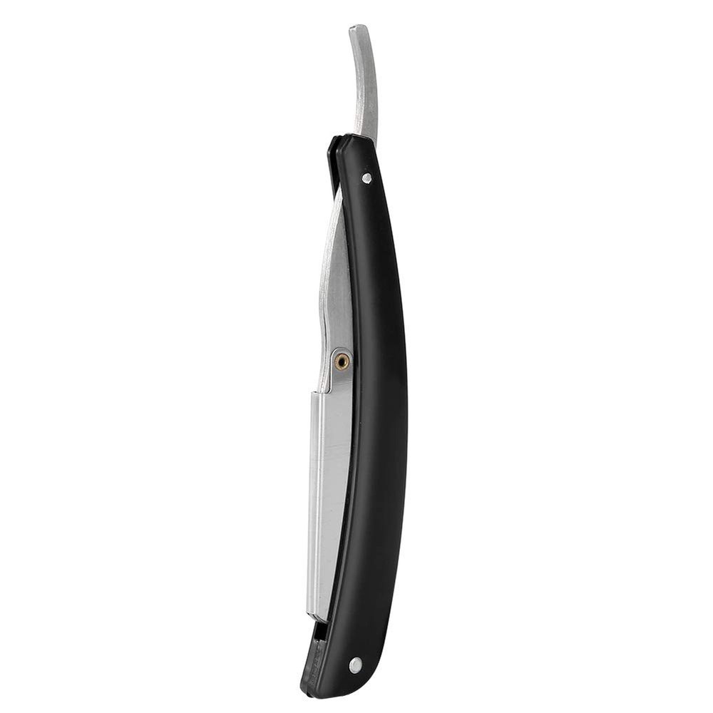 Classic Straight Accessories Holder, Straight, Straight Edge, Folding Design Multifunction Stainless Steel Salon Folding Shaving Hair Cutting Clipper