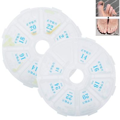 70pcs/box Toenail Correction Patch, Professional Ingrown Pedicure Foot Care Patch Portable Paronychia Corrector Ingrown Toe Nail Patch for Toenail Correction (Color : #1)