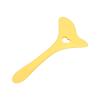 Eyeliner Stencils, Eyebrow Pencil Stencil Reusable Silicone, Eye Makeup Tool with Cream Applicator for Eye Shadow Mascara Drawing (Color : Yellow) view 2