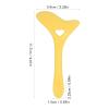 Eyeliner Stencils, Eyebrow Pencil Stencil Reusable Silicone, Eye Makeup Tool with Cream Applicator for Eye Shadow Mascara Drawing (Color : Yellow) view 3