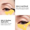 Eyeliner Stencils, Eyebrow Pencil Stencil Reusable Silicone, Eye Makeup Tool with Cream Applicator for Eye Shadow Mascara Drawing (Color : Yellow) view 4