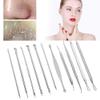 Blackhead Remover Set, Acne Pimple Extractor, Acne Extractor Stainless Steel Pimple Needle Kit Care Blackhead Removal Tool view 3