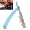 , Men's, Straight Edge Blade Holder Salon Folding Instructions Blade Holder Rack Male face Cleaning Tool for a Precise Wet Shave view 4