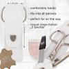 3 Swords Germany - brand quality 3 piece manicure pedicure grooming kit set for professional nail care scissors file genuine leather case in gift box, Made in Solingen Germany view 4