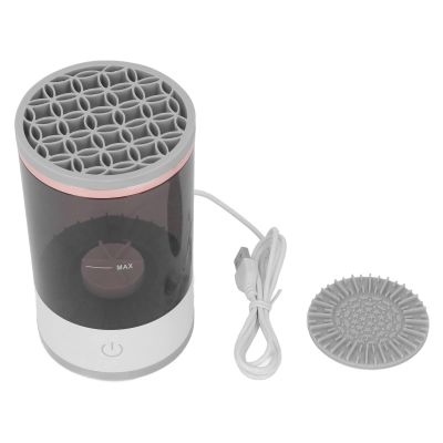 Electric Makeup Brush Cleaner Machine, Portable Automatic USB Cosmetic Brush Cleaner Tools for All Size Beauty Makeup Brushes Set